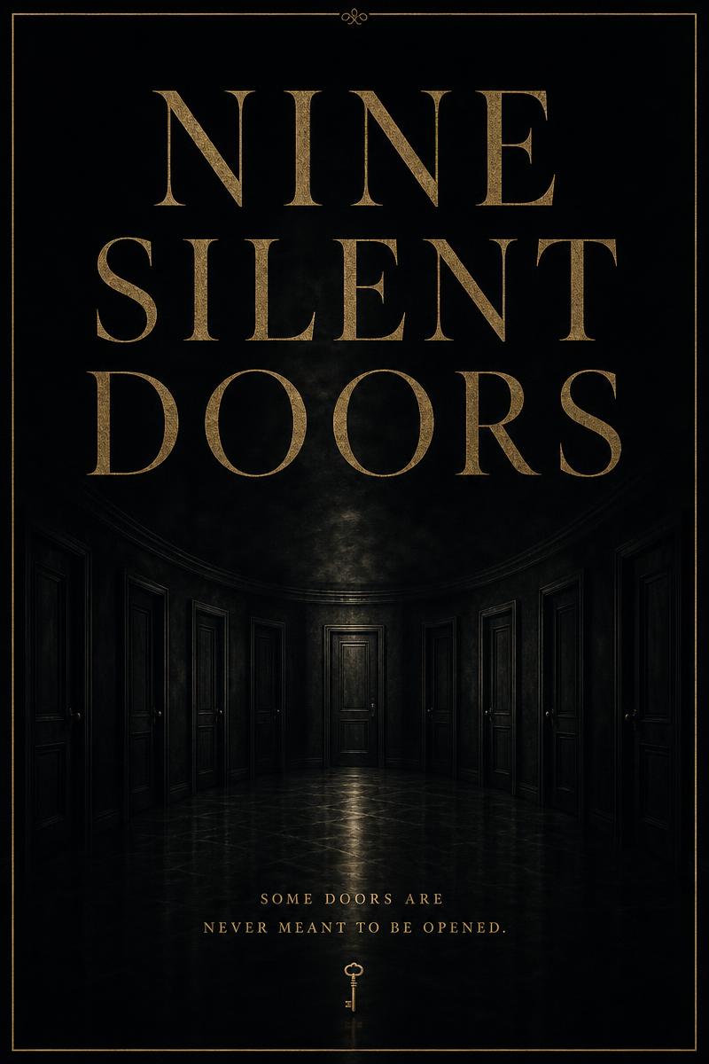 Nine Silent Doors — Thriller book cover designed by Eva Nill